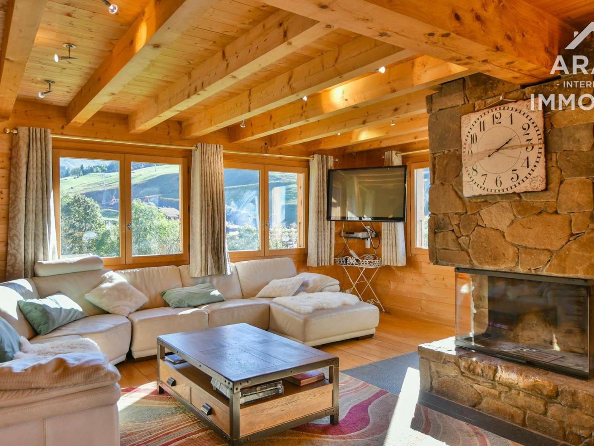 Chalet Independant Spacieux, 18 Pers, 7 Chambres, Wifi, Proche Commerces! - Fr-1-391-29 Le Grand-Bornand Luaran gambar